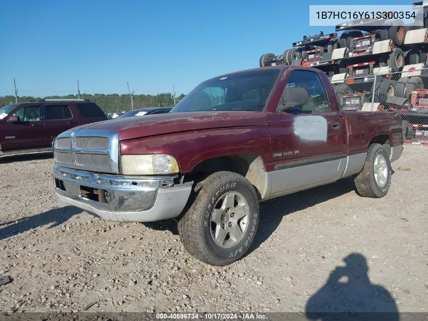 2001 Dodge Ram 1500 St VIN: 1B7HC16Y61S300354 Lot: 40596734