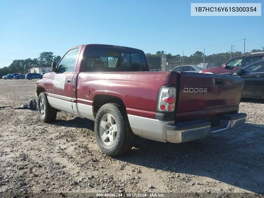 2001 Dodge Ram 1500 St VIN: 1B7HC16Y61S300354 Lot: 40596734