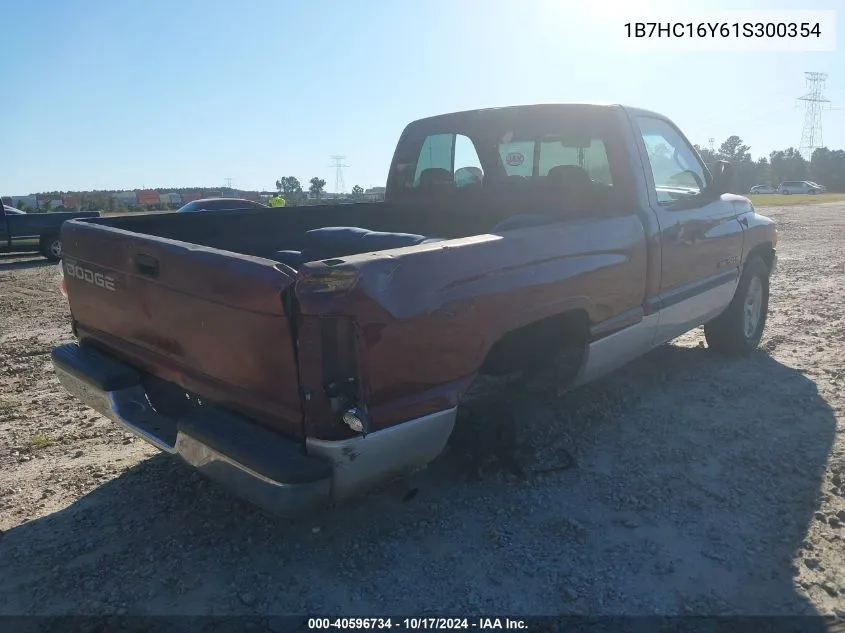 2001 Dodge Ram 1500 St VIN: 1B7HC16Y61S300354 Lot: 40596734