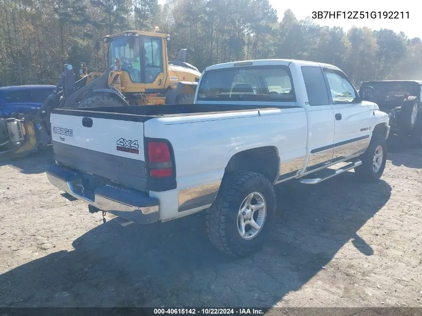 3B7HF12Z51G192211 2001 Dodge Ram 1500 St