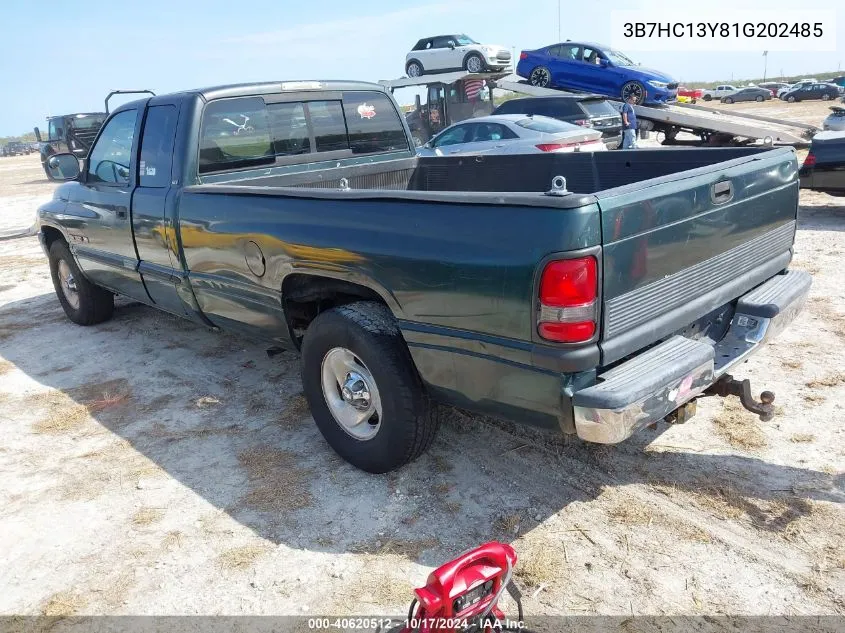 3B7HC13Y81G202485 2001 Dodge Ram 1500