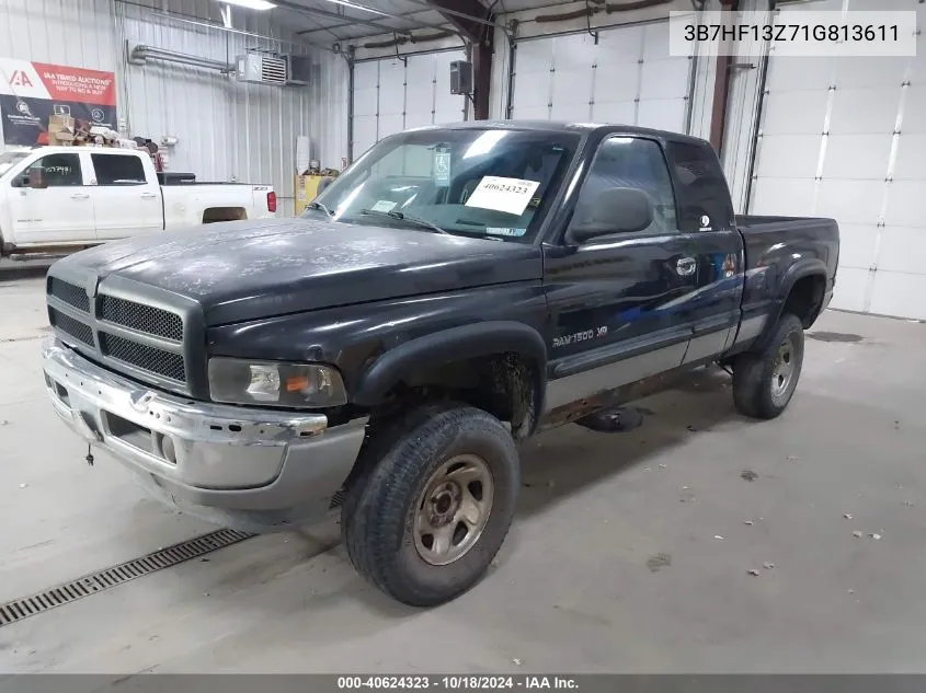 2001 Dodge Ram 1500 St VIN: 3B7HF13Z71G813611 Lot: 40624323