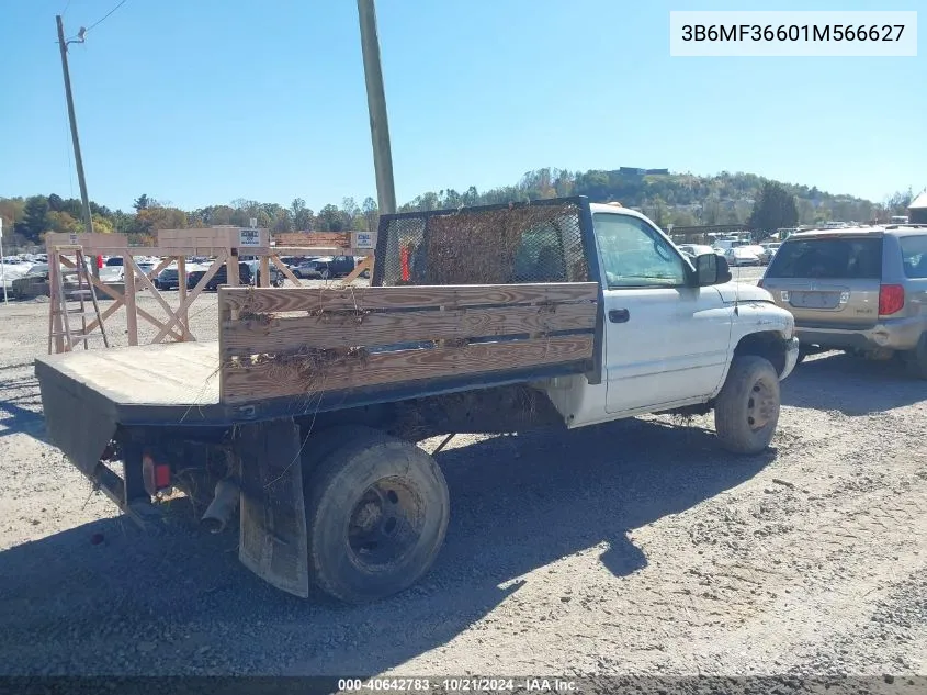 2001 Dodge Ram 3500 St VIN: 3B6MF36601M566627 Lot: 40642783