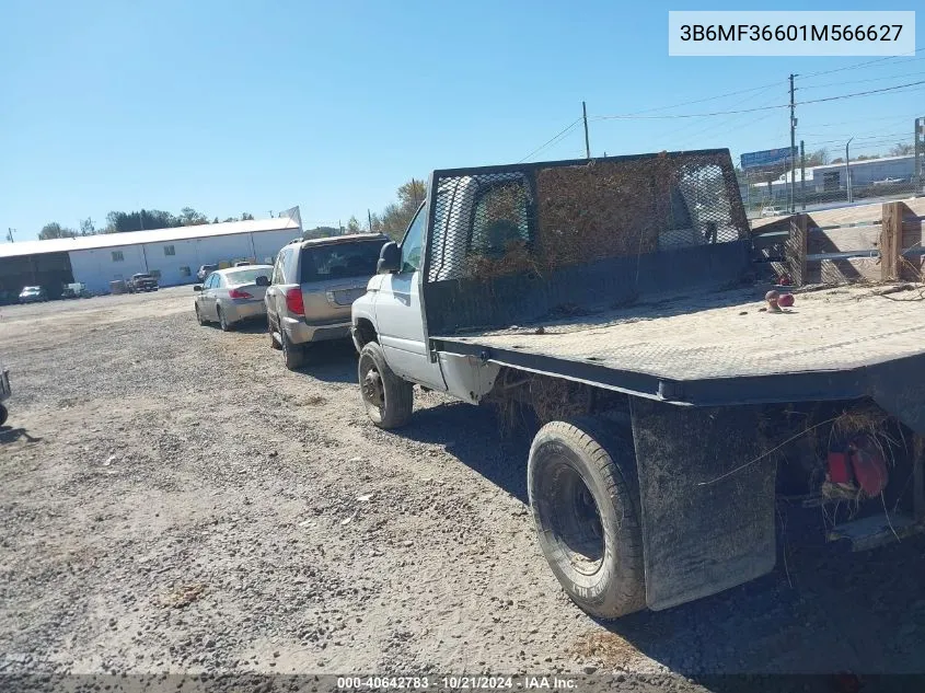 2001 Dodge Ram 3500 St VIN: 3B6MF36601M566627 Lot: 40642783