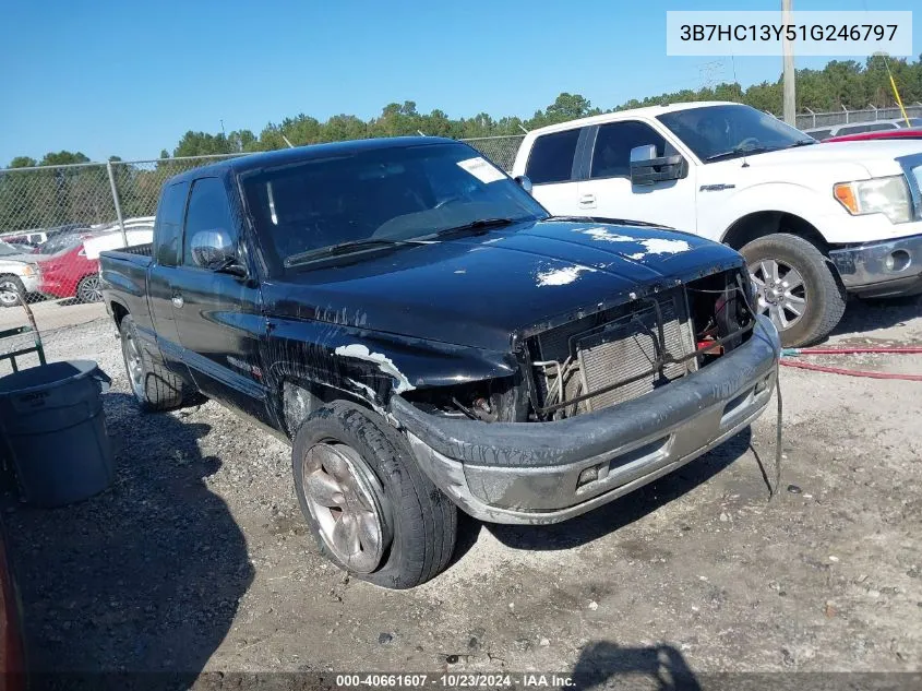 2001 Dodge Ram 1500 St VIN: 3B7HC13Y51G246797 Lot: 40661607