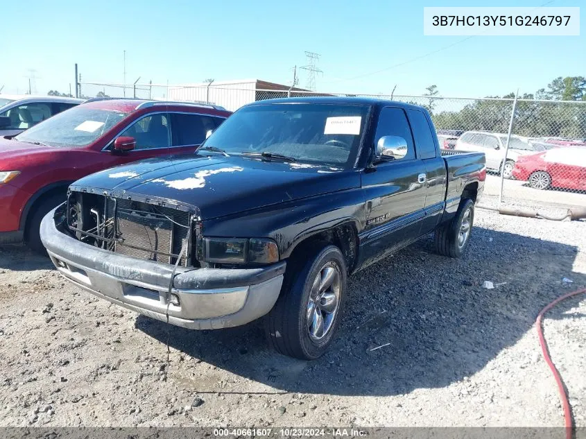 2001 Dodge Ram 1500 St VIN: 3B7HC13Y51G246797 Lot: 40661607