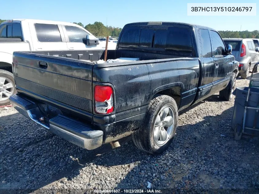 2001 Dodge Ram 1500 St VIN: 3B7HC13Y51G246797 Lot: 40661607