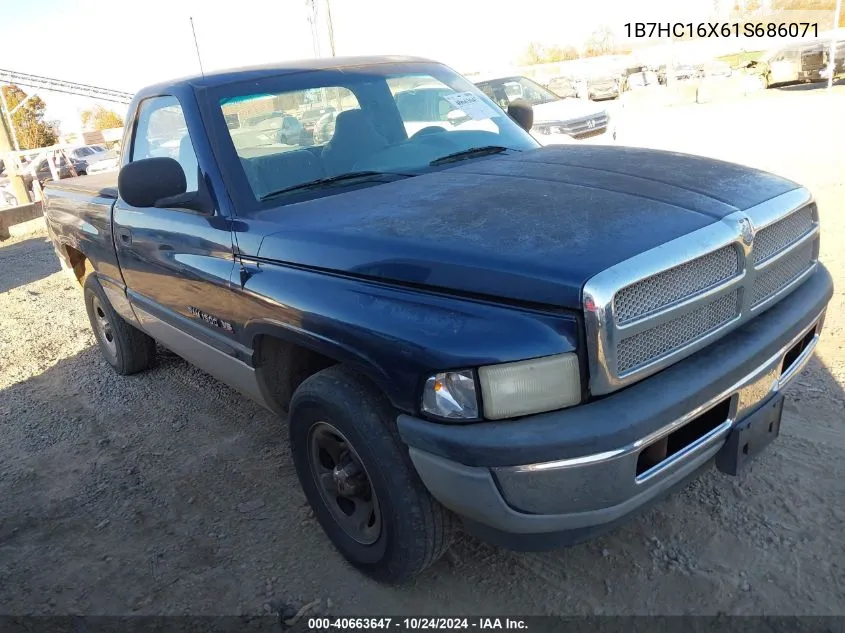 1B7HC16X61S686071 2001 Dodge Ram 1500 St/Ws