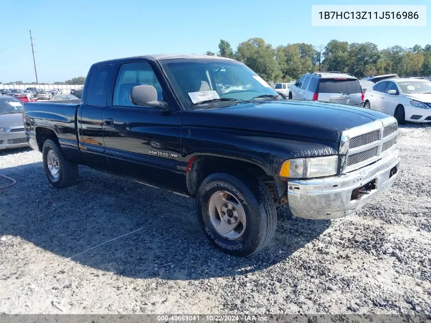 2001 Dodge Ram 1500 St VIN: 1B7HC13Z11J516986 Lot: 40669041