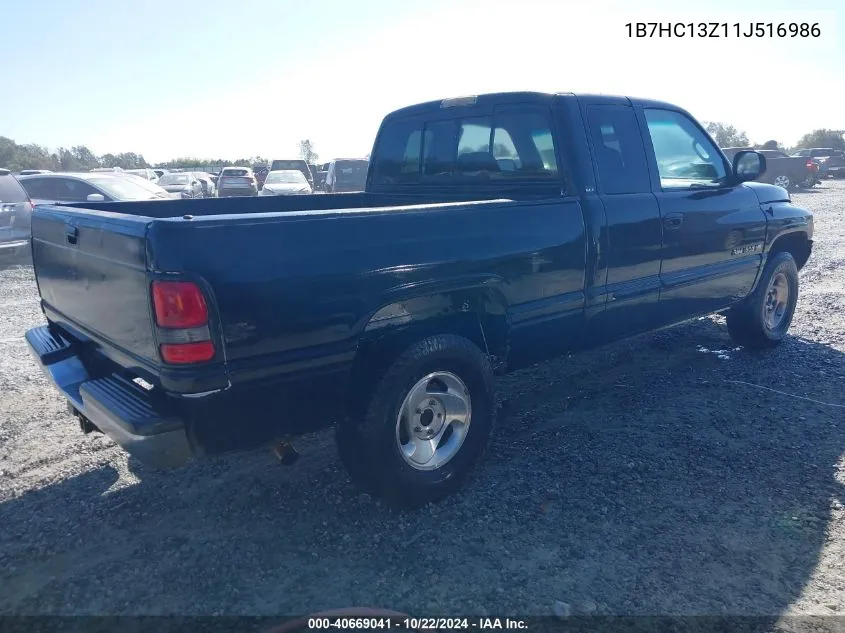 2001 Dodge Ram 1500 St VIN: 1B7HC13Z11J516986 Lot: 40669041