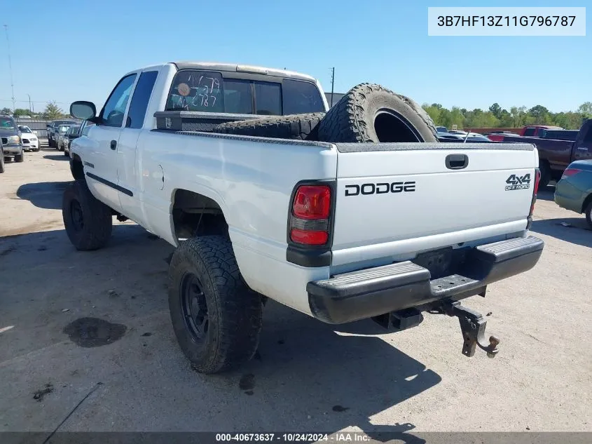 3B7HF13Z11G796787 2001 Dodge Ram 1500 St