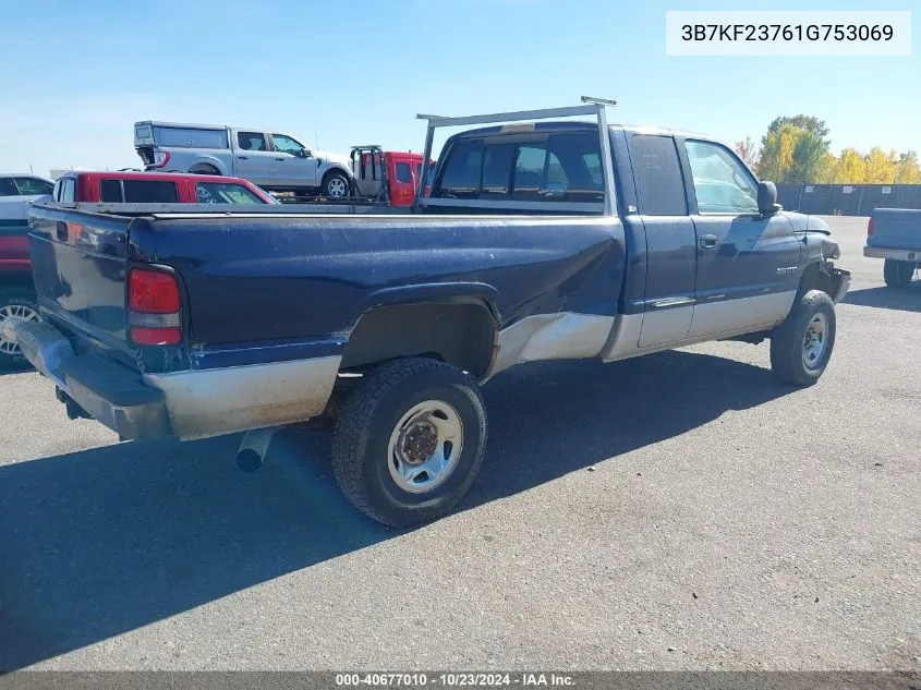 2001 Dodge Ram 2500 St VIN: 3B7KF23761G753069 Lot: 40677010