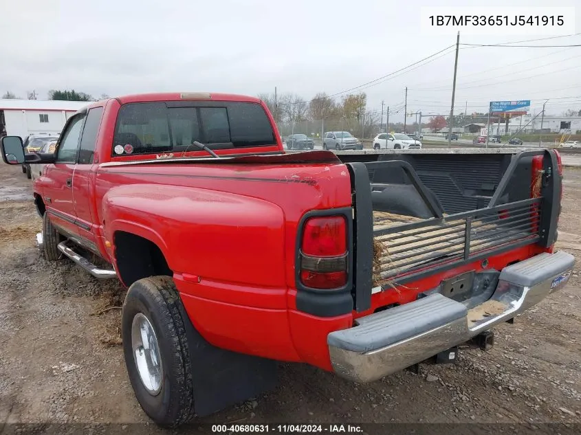 2001 Dodge Ram 3500 St VIN: 1B7MF33651J541915 Lot: 40680631