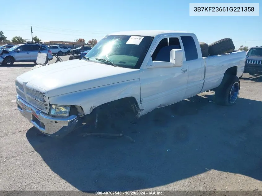 3B7KF23661G221358 2001 Dodge Ram 2500 St