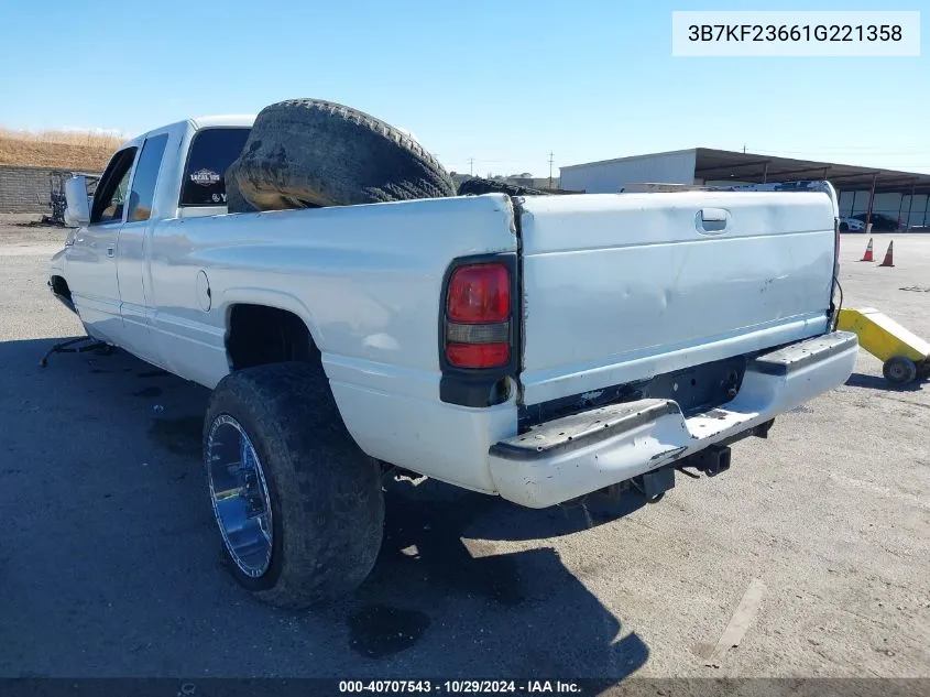 3B7KF23661G221358 2001 Dodge Ram 2500 St