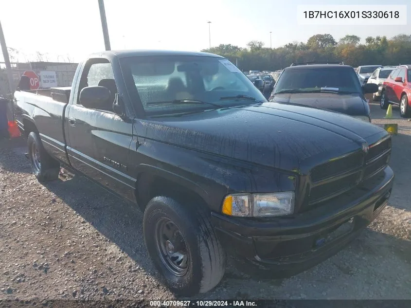 2001 Dodge Ram 1500 St/Ws VIN: 1B7HC16X01S330618 Lot: 40709627