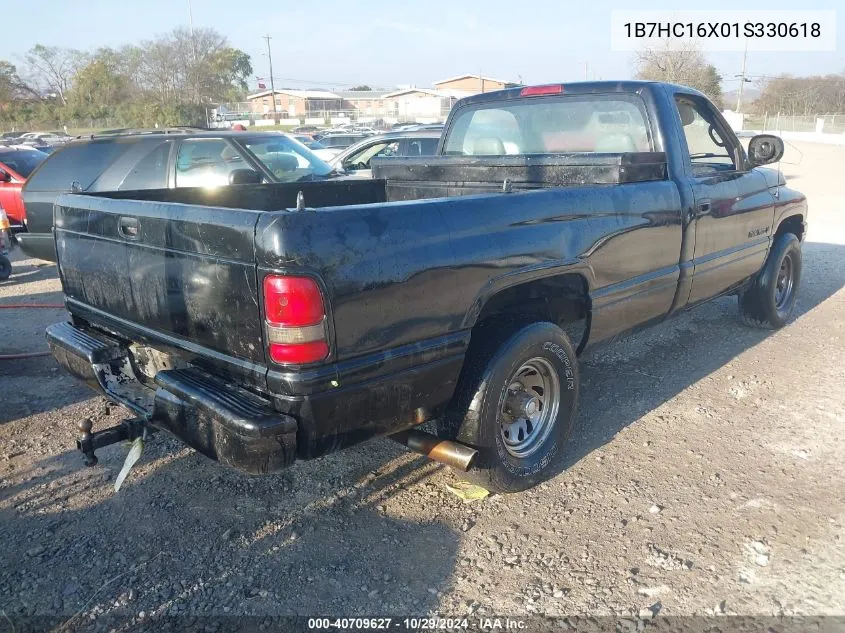 2001 Dodge Ram 1500 St/Ws VIN: 1B7HC16X01S330618 Lot: 40709627