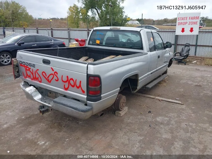 2001 Dodge Ram 1500 St VIN: 1B7HC13Z91J605947 Lot: 40714986