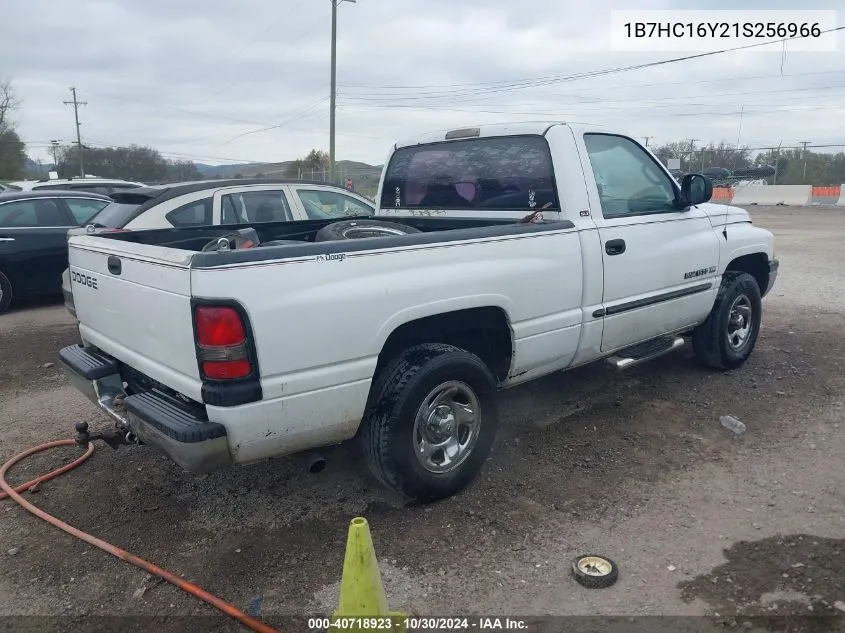 2001 Dodge Ram 1500 St VIN: 1B7HC16Y21S256966 Lot: 40718923