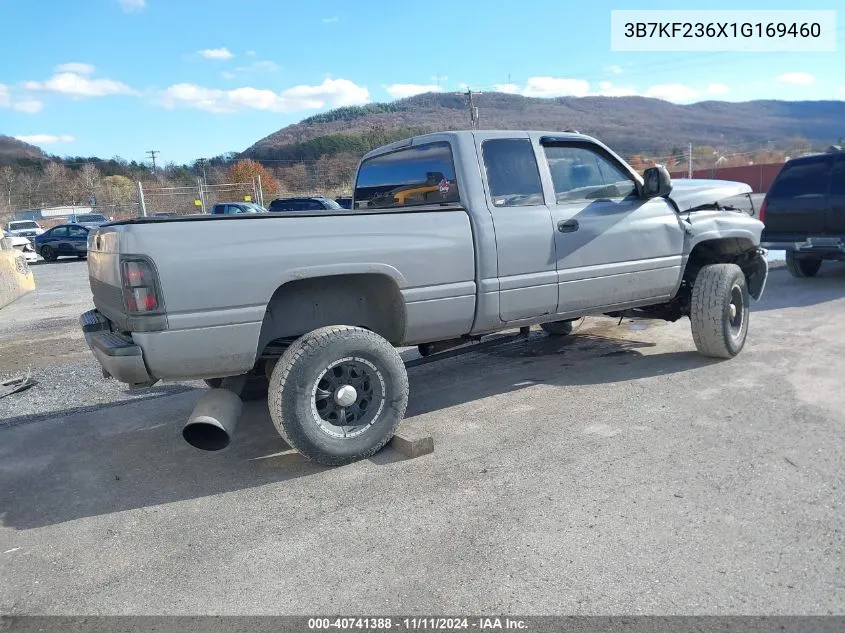 2001 Dodge Ram 2500 St VIN: 3B7KF236X1G169460 Lot: 40741388