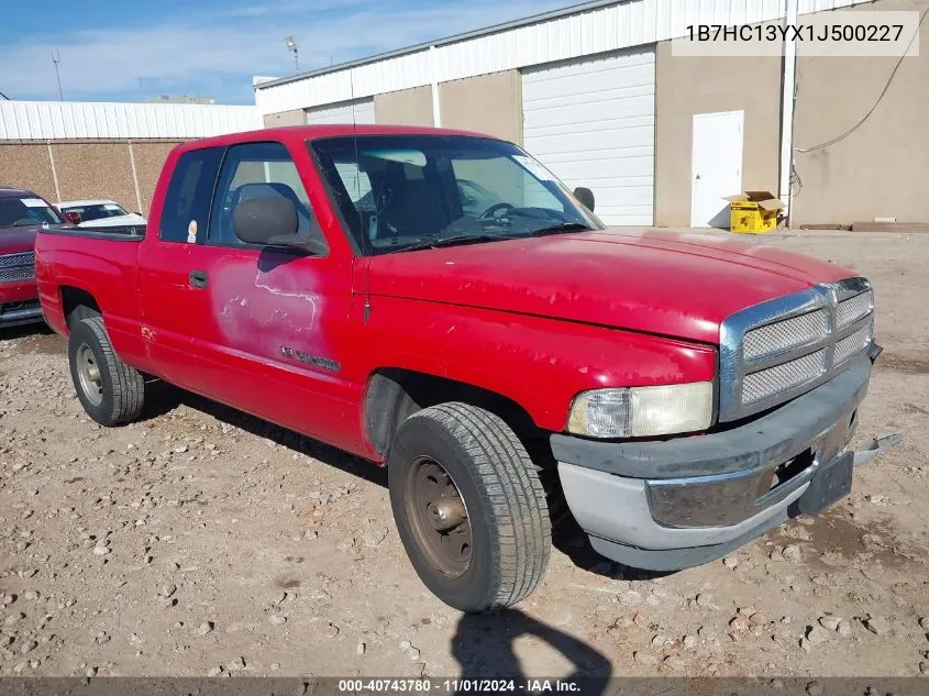 2001 Dodge Ram 1500 St VIN: 1B7HC13YX1J500227 Lot: 40743780