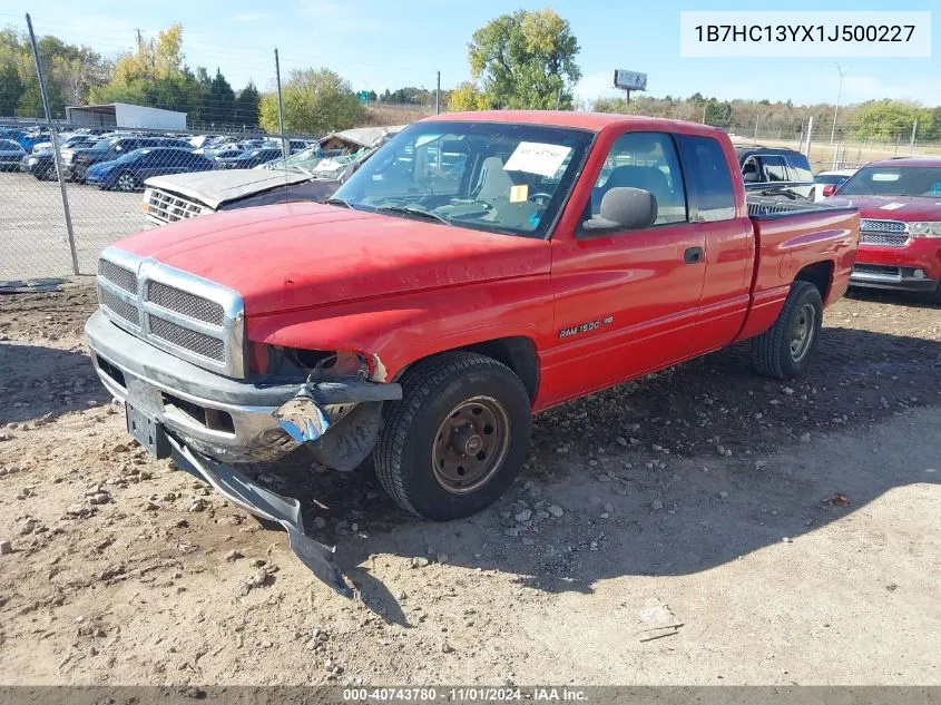 2001 Dodge Ram 1500 St VIN: 1B7HC13YX1J500227 Lot: 40743780