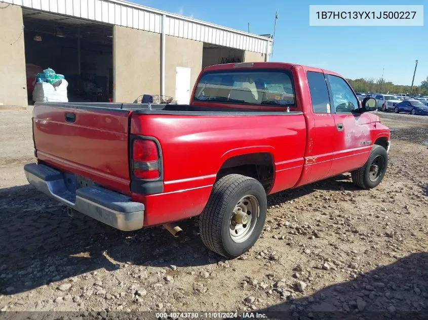 2001 Dodge Ram 1500 St VIN: 1B7HC13YX1J500227 Lot: 40743780