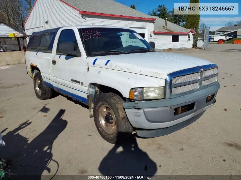 2001 Dodge Ram 1500 St/Ws VIN: 1B7HC16X91S246667 Lot: 40760153