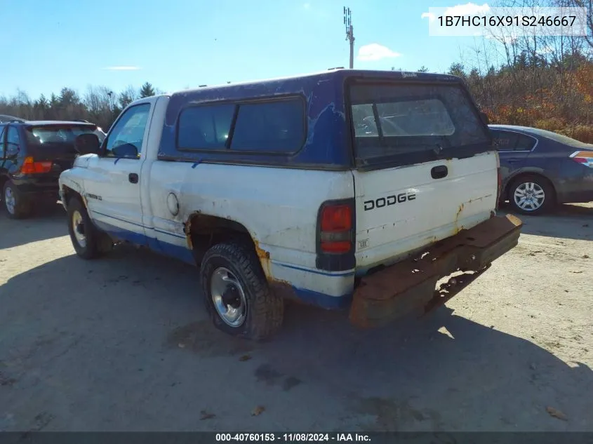 2001 Dodge Ram 1500 St/Ws VIN: 1B7HC16X91S246667 Lot: 40760153