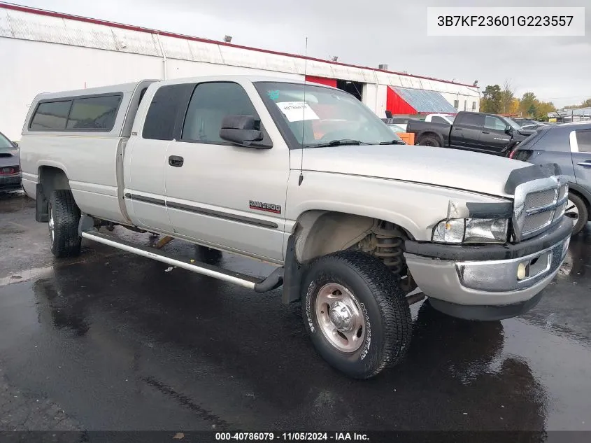 2001 Dodge Ram 2500 St VIN: 3B7KF23601G223557 Lot: 40786079