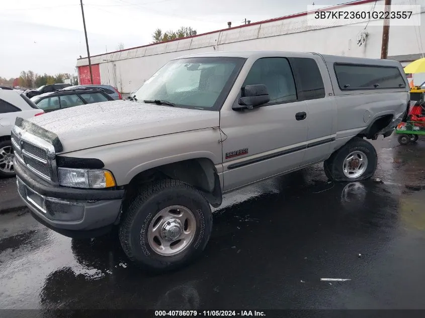 2001 Dodge Ram 2500 St VIN: 3B7KF23601G223557 Lot: 40786079