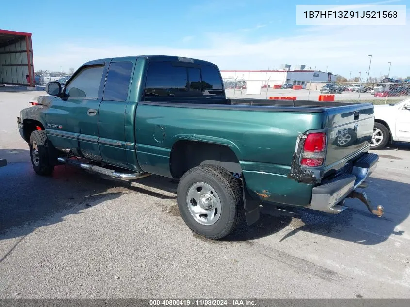 2001 Dodge Ram 1500 St VIN: 1B7HF13Z91J521568 Lot: 40800419