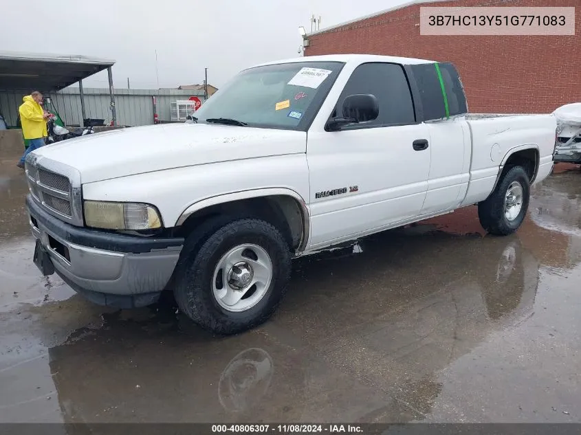 2001 Dodge Ram 1500 St VIN: 3B7HC13Y51G771083 Lot: 40806307