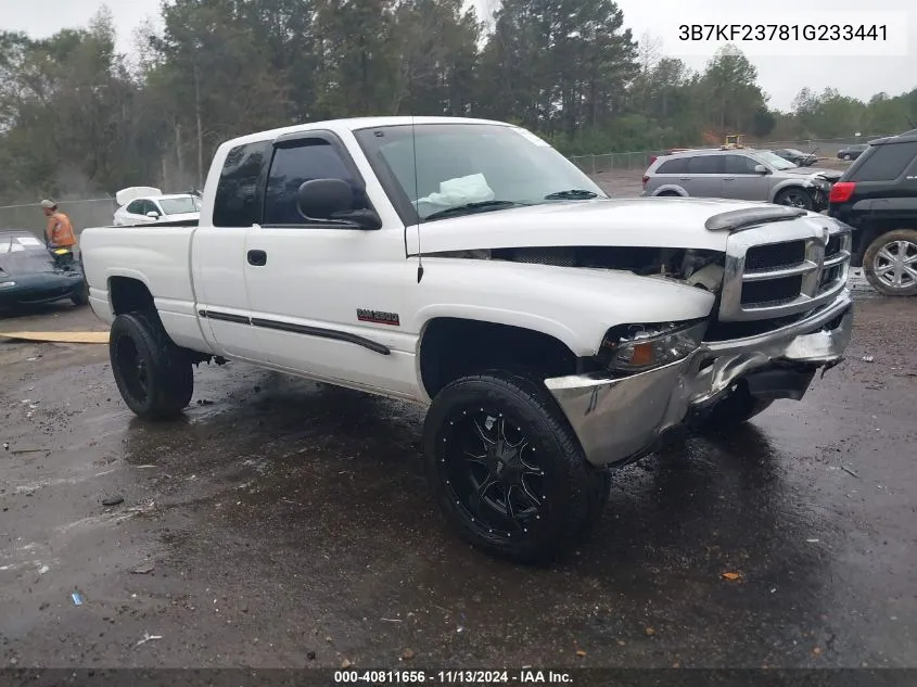 2001 Dodge Ram 2500 St VIN: 3B7KF23781G233441 Lot: 40811656