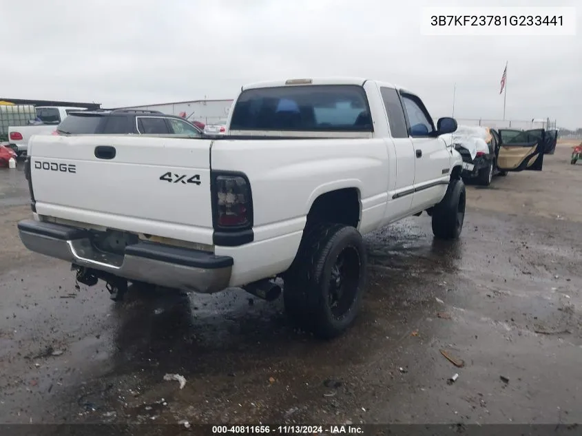 2001 Dodge Ram 2500 St VIN: 3B7KF23781G233441 Lot: 40811656