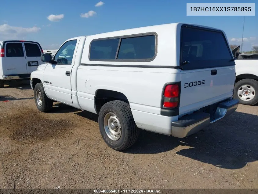 2001 Dodge Ram 1500 St/Ws VIN: 1B7HC16XX1S785895 Lot: 40855451