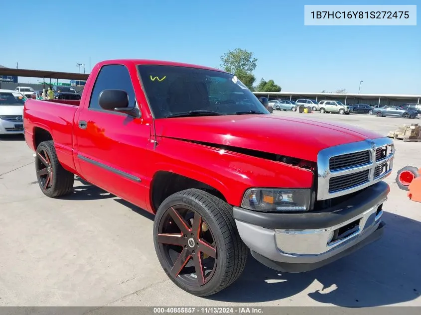 2001 Dodge Ram 1500 St VIN: 1B7HC16Y81S272475 Lot: 40855857