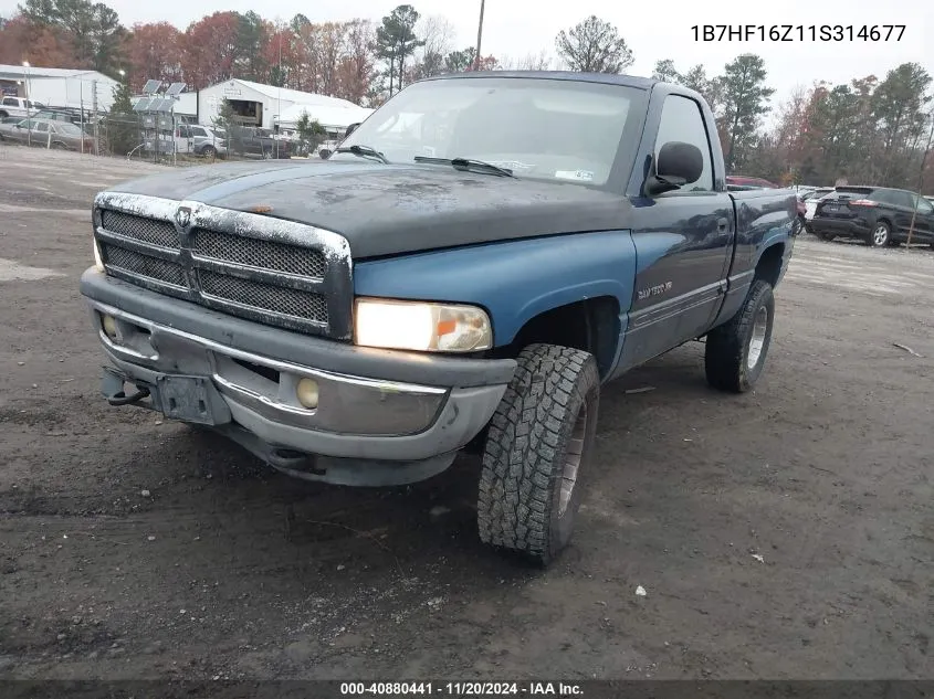 2001 Dodge Ram 1500 St VIN: 1B7HF16Z11S314677 Lot: 40880441