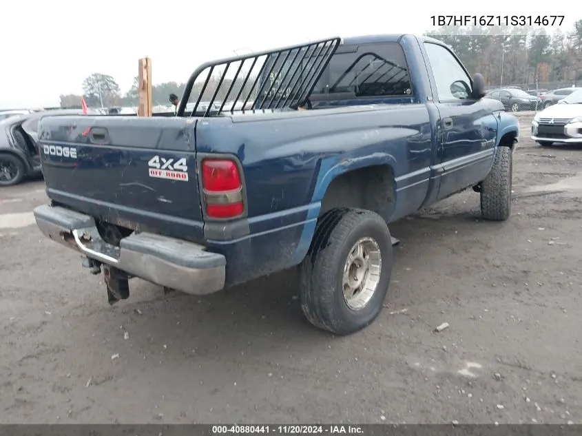 2001 Dodge Ram 1500 St VIN: 1B7HF16Z11S314677 Lot: 40880441