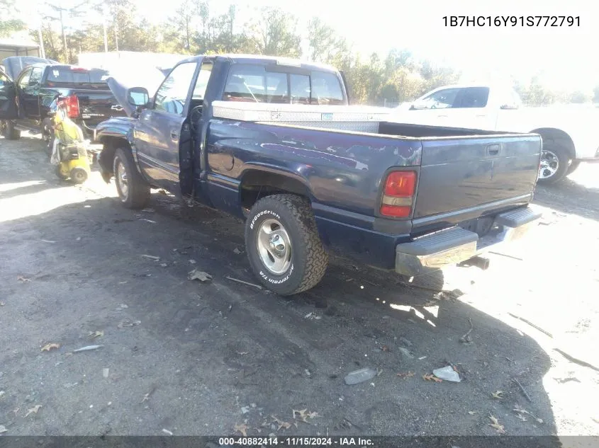 1B7HC16Y91S772791 2001 Dodge Ram 1500 St