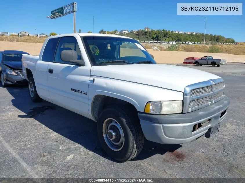 2001 Dodge Ram 2500 St VIN: 3B7KC23Z11G712195 Lot: 40894415