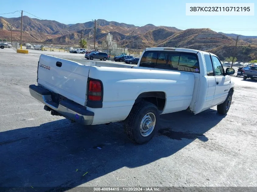 2001 Dodge Ram 2500 St VIN: 3B7KC23Z11G712195 Lot: 40894415