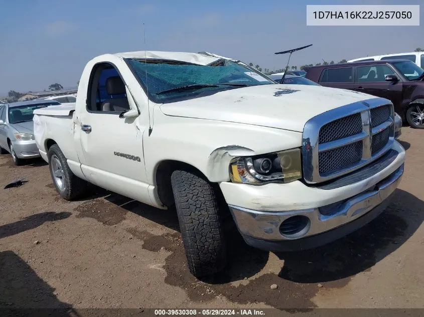 2002 Dodge Ram 1500 St VIN: 1D7HA16K22J257050 Lot: 39530308