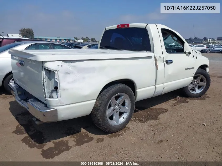 2002 Dodge Ram 1500 St VIN: 1D7HA16K22J257050 Lot: 39530308