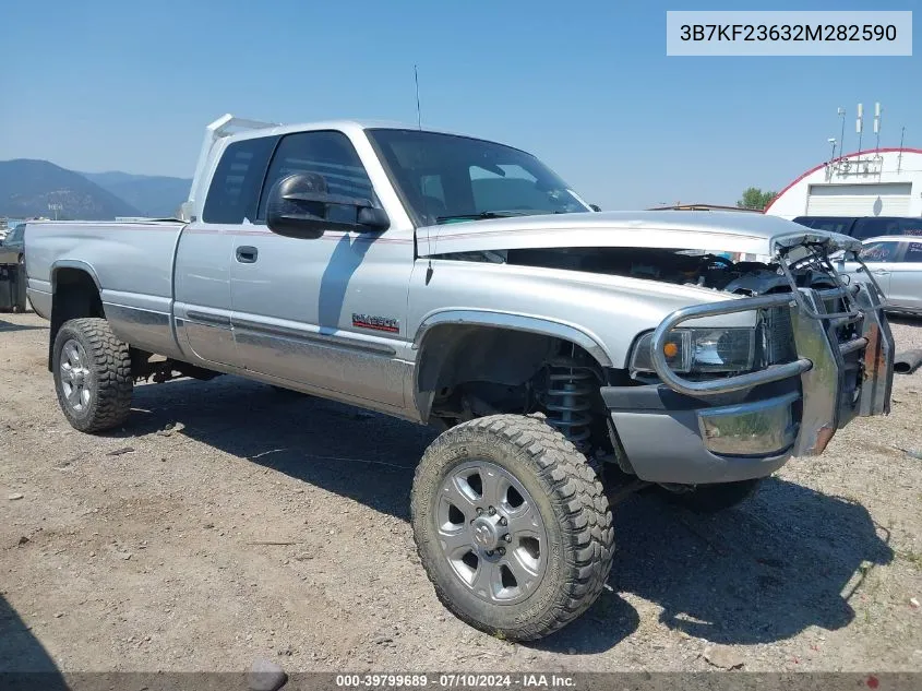 2002 Dodge Ram 2500 St VIN: 3B7KF23632M282590 Lot: 39799689