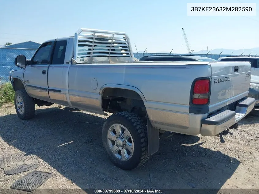 2002 Dodge Ram 2500 St VIN: 3B7KF23632M282590 Lot: 39799689