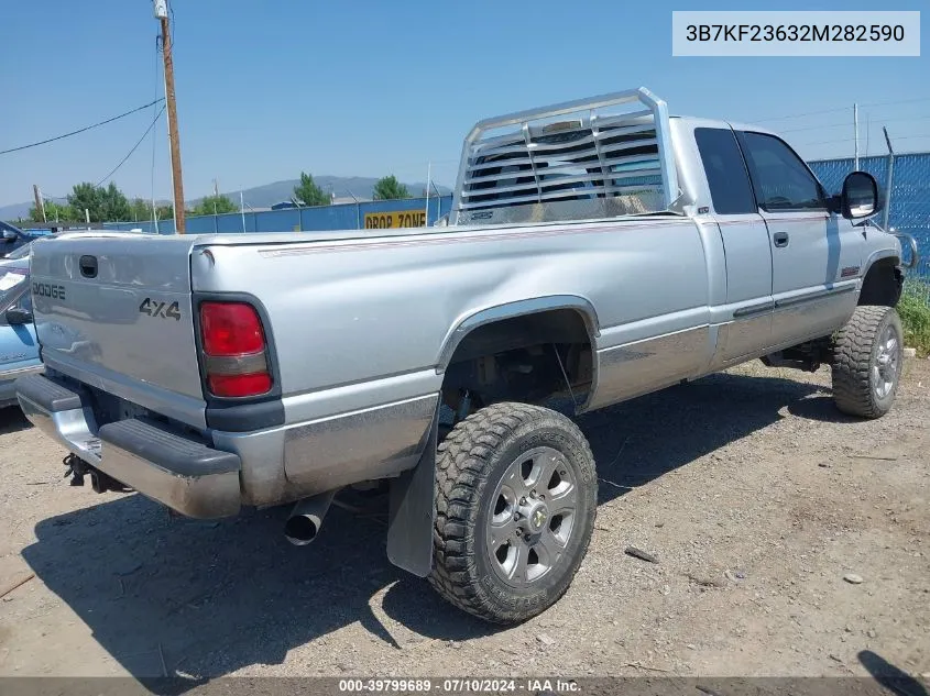 2002 Dodge Ram 2500 St VIN: 3B7KF23632M282590 Lot: 39799689