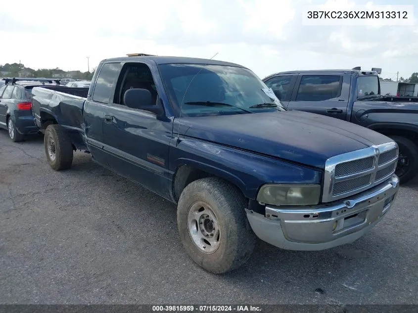 3B7KC236X2M313312 2002 Dodge Ram 2500 St