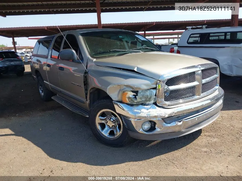 3D7HA18Z52G111141 2002 Dodge Ram 1500 St