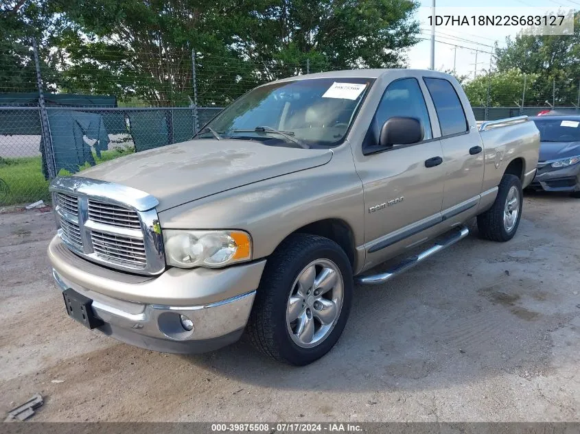 2002 Dodge Ram 1500 Slt/St VIN: 1D7HA18N22S683127 Lot: 39875508